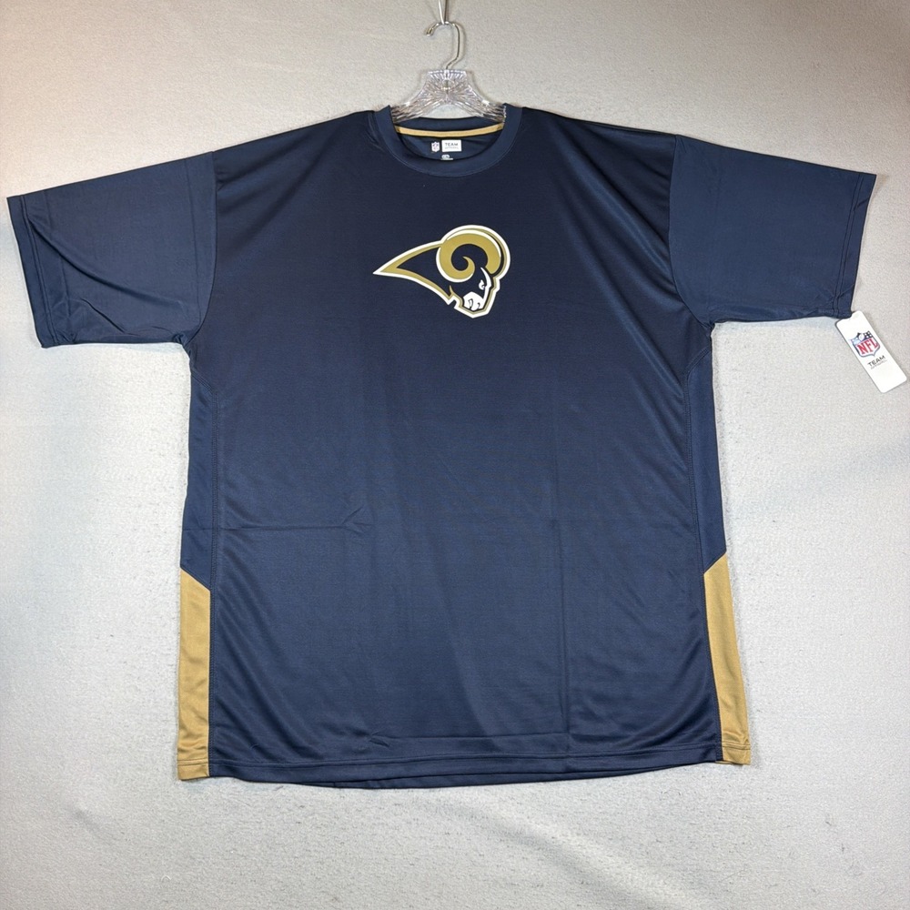 NEW Los Angeles Rams T-Shirt Navy Size 3XL NFL Team Apparel